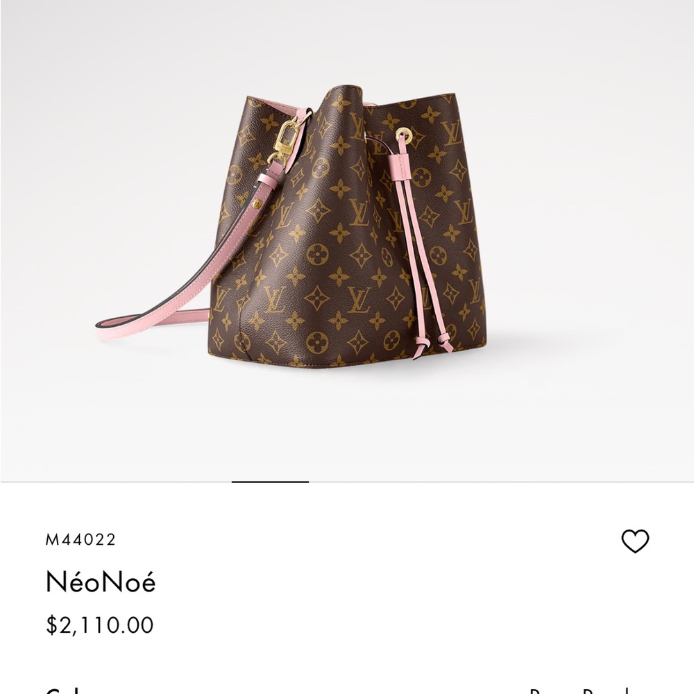 Louis Vuitton Brown and Pink Monogram Shoulder Bag